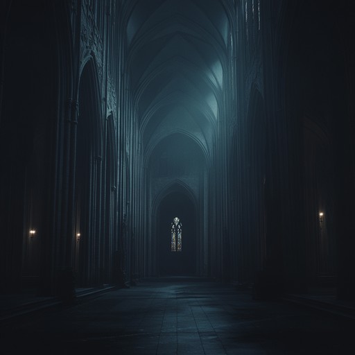 An atmospheric journey through shadowy soundscapes filled with deep, darkly emotional melodies, capturing the eerie essence of gothic tales with an orchestral feel. The composition weaves haunting strings and eerie synths to create an intricate and somber listening experience, drawing listeners into a melancholic reverie.