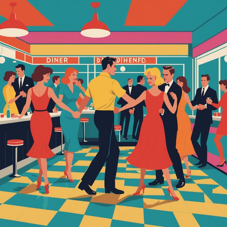 This energetic track transports listeners back to the vibrant dance halls of the 1960s, utilizing traditional instruments to recreate the classic oldies sound with a lively modern twist. The song emphasizes rhythmic precision and nostalgic melodies, suitable for lively dance routines or a cheerful evening at a retro diner.