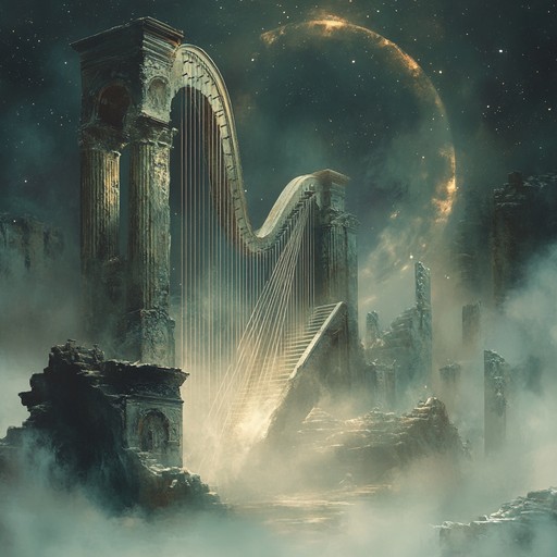 An instrumental composition featuring the harp, blending traditional melodies with ambient tones to create a dreamlike atmosphere reminiscent of ancient times. The soft dynamics and ethereal mood invite listeners into a tranquil, reflective state.