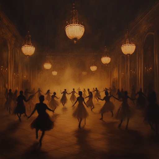 Imagine an eerie ballroom where ghostly figures swing dance under flickering lights. The spooky saxophone melodies intertwined with rhythmic swing beats create a spine chilling ambiance. This instrumental track is a sinister twist on classic new jack swing, blending unsettling elements with jazzy grooves to produce a uniquely haunting musical experience.