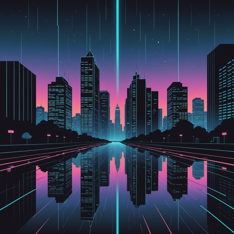 Imagine a sprawling neon lit cityscape where the future meets the underground in an eclectic symphony. This track encapsulates the essence of a cyberpunk setting with its pulsating beats and edgy synths, creating an atmosphere of suspense and high tech intrigue.