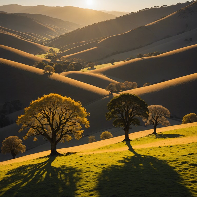 Delving deeper into the tranquility of a forgotten valley, the sound accentuates the feel of nature's breath and heartbeat, intertwined with the soft whispers of history.