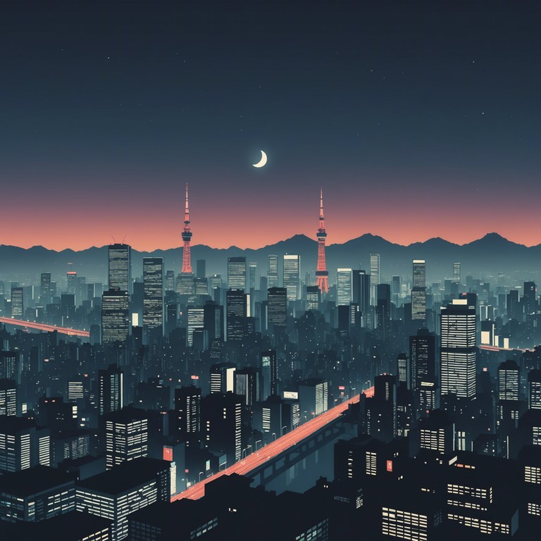 A track combining traditional japanese instruments with the sensuous rhythms of modern jpop, encapsulating both the bustling vibe of tokyo and the intimate moments of whisper like communications after dark. This song uses a koto to deliver a melody that intertwines perfectly with synthetic beats, creating a unique, compelling atmosphere.