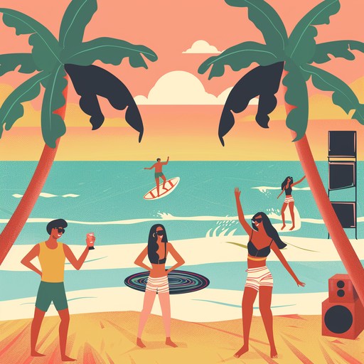 Experience the ultimate dance filled beach party with this electrifying pop track, featuring upbeat rhythms and joyful melodies that evoke summer fun and excitement.