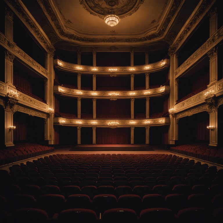 A track that encompasses the essence of loneliness, depicted through the delicate yet powerful strains of a lone violin, reverberating against the backdrop of a vast, empty opera hall. The music slowly builds a narrative of solitude that is both sorrowful and beautiful.