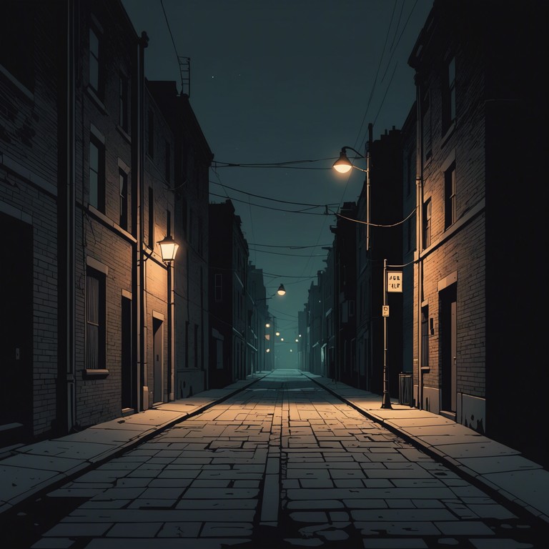 The track offers an immersive experience into the darker realms of urban landscapes, characterized by its heavy, brooding beats and intermittent periods of eerie silence, creating a sense of suspense and unease. The instrumental layers bring depth, with each beat feeling like a pulse through the shadows of an abandoned cityscape at night.