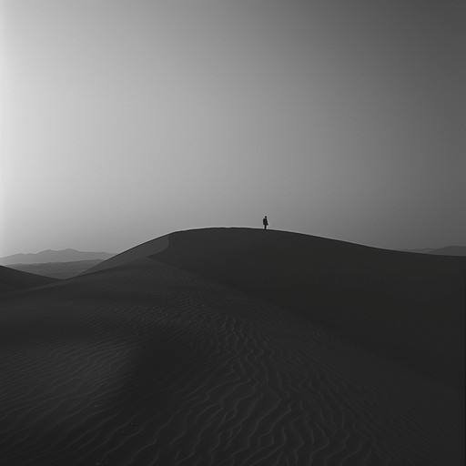 This spine chilling instrumental captures the sahara’s haunting yet mystical essence. Subtle flute melodies weave through the desolate landscape, enhanced by sporadic percussions that keep listeners on edge, unveiling the desert's ancient secrets.