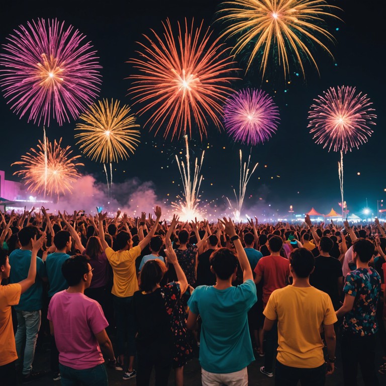 In this evocative piece, the thrill of rio's renowned carnival is expressed through an intricate mix of upbeat samba rhythms and the poignant, yearning sound of a solo guitar. While the festive atmosphere of samba brings the lively energy of the carnival, the underscoring melancholy guitar reflects the fleeting nature of joy and the nostalgia of past celebrations.