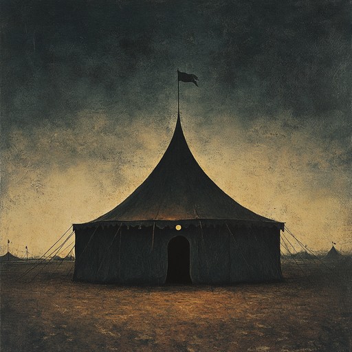 A spine chilling cabaret experience, this instrumental piece brings to life the ghostly ambiance of an abandoned circus at midnight. The music weaves through sinister melodies using an eerie array of instruments, with a prominent accordion leading the way. Each note feels like a step into a shadowy world of forgotten performers and dark secrets.