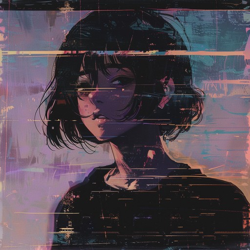 An unsettling instrumental track blending eerie melodies and surreal soundscapes, evoking a haunting atmosphere for intense anime scenes. It employs unconventional harmonics to create psychological dread.