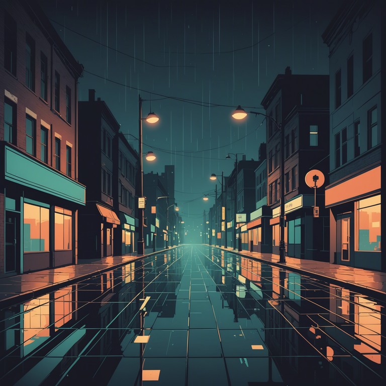 This track is a deep dive into the heart of the city at night, where the solitary sounds of a single electric guitar weave through the air, reflecting off the wet pavement and empty streets. The music captures the essence of longing and solitude amidst the urban sprawl, with a raw, unpolished edge typical of garage music, melded with a deeply introspective melody.