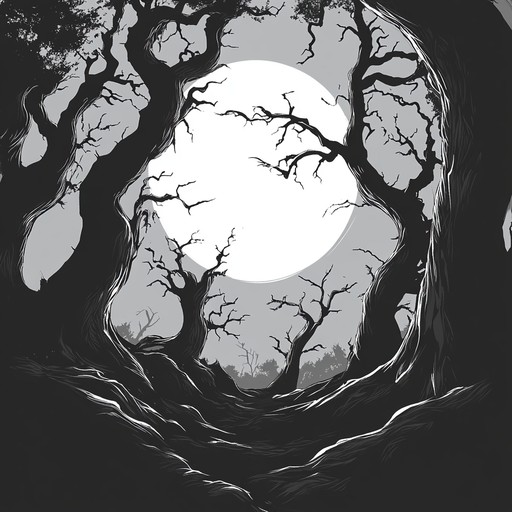 An instrumental folk composition that captures the eerie ambiance of a haunted forest at night. The haunting melodies and dark harmonies create a chilling atmosphere that sends shivers down the listener's spine.