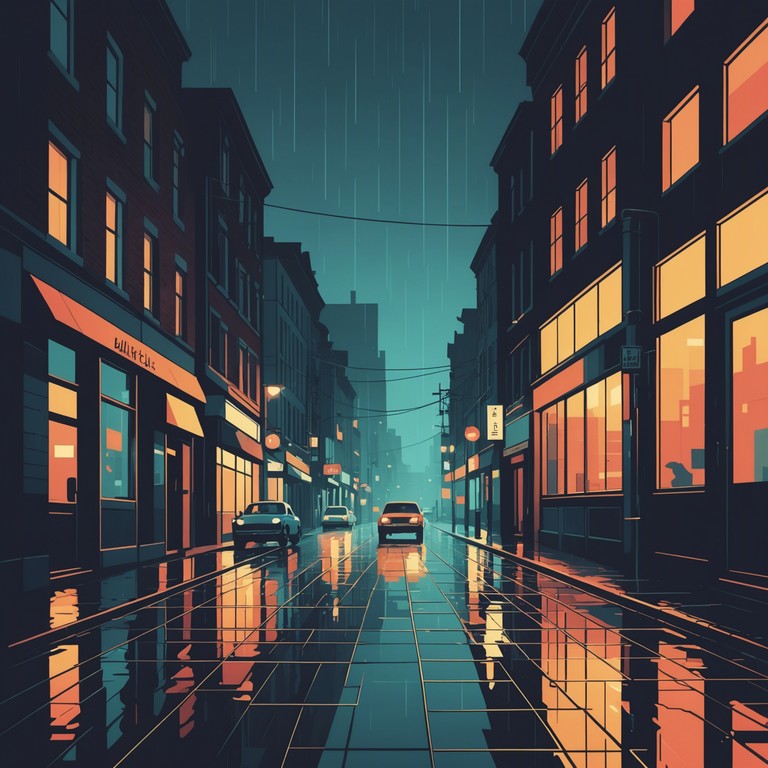 This track will be built around a lush, reflective acoustic guitar arrangement that gently weaves in and out of a soothing, easy listening soundscape. Designed to evoke a sense of nostalgic yearning, the track should encapsulate the feeling of reminiscing about past times while gazing through a rain drenched window.