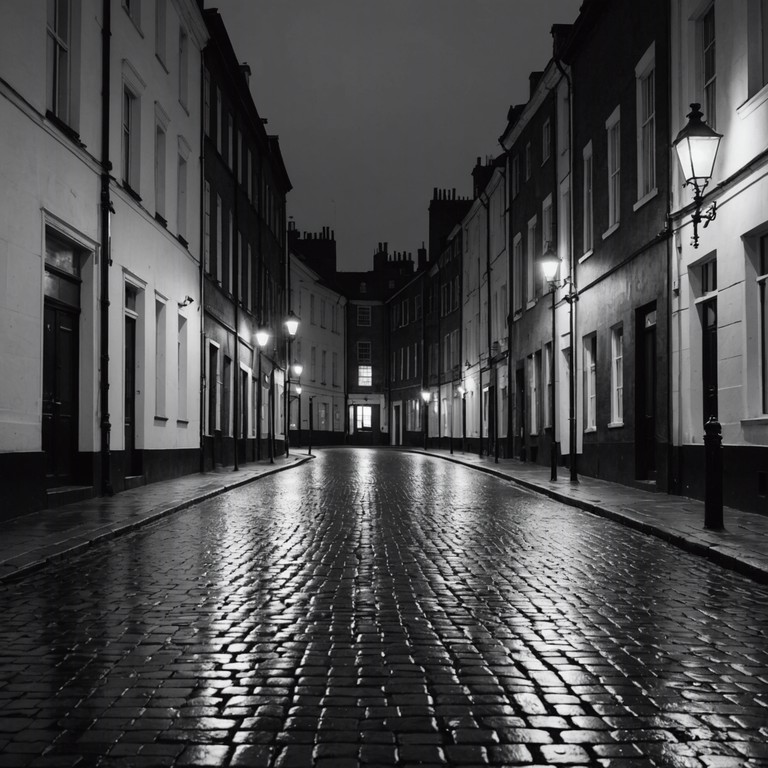 This track is infused with the smooth, sultry sounds of a solo saxophone, embodying the spirit of a dimly lit, smoke filled jazz club from the 1950s. The melody is introspective and richly layered, evoking images of a mysterious rendezvous or a reflective evening stroll beneath streetlamps casting long shadows.