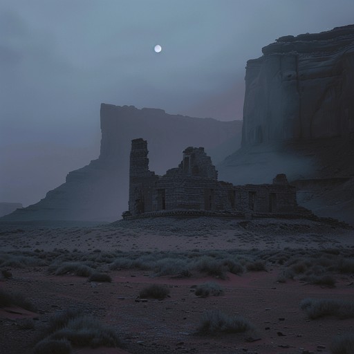 Travel into the heart of the middle eastern desert at twilight, enveloped by a haunting, mystical presence. This piece evokes a sense of ancient secrets hidden in the sands, using the oud to create an ominous and eerie soundscape.