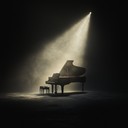 simple piano harmonies convey a deep sense of solitude