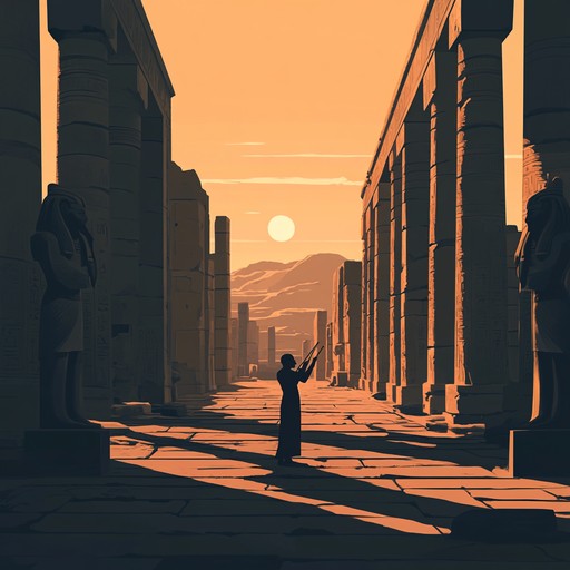 This piece transports the listener to a long forgotten civilization, where haunting melodies linger in the desolate landscapes, evoking emotions of loss, mystery, and the echoes of a once flourishing empire.