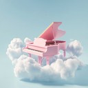 soft, nostalgic melodies with ethereal toy instrument sounds