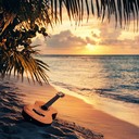 a soothing latin melody evoking a tranquil tropical sunset