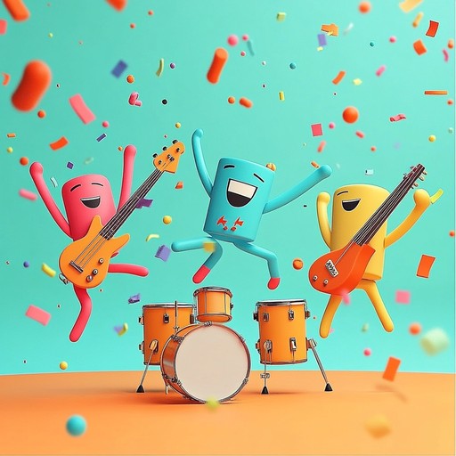 A lively and rebellious children's song with energetic basslines, playful melodies, and an infectious groove that encourages little ones to dance and express their independence. This track blends the infectious rhythm of funk with a youthful vibe, keeping the energy high and the spirit of rebellion alive.