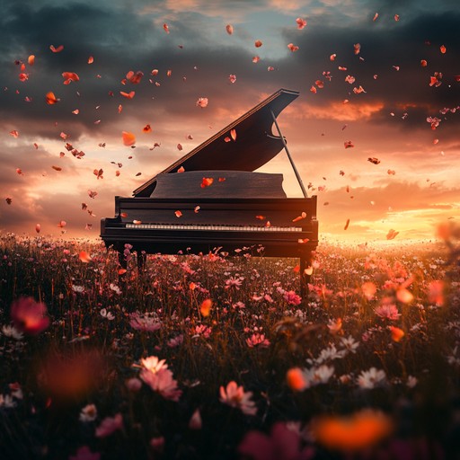 An instrumental piece weaving piano and strings in a soulful cinematic expression. Beginning with soft piano representing love's initial spark, moving through deeper strings illustrating loss, and culminating in a powerful orchestral moment symbolizing hope and resilience. The music guides the listener through the emotional spectrum of the human experience.