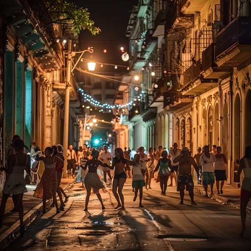 Capture the essence of a bustling havana night with this energetic mambo track. Featuring lively beats, syncopated rhythms, and infectious melodies, this song will transport listeners to a vibrant caribbean fiesta where the air is filled with music and the promise of dance.