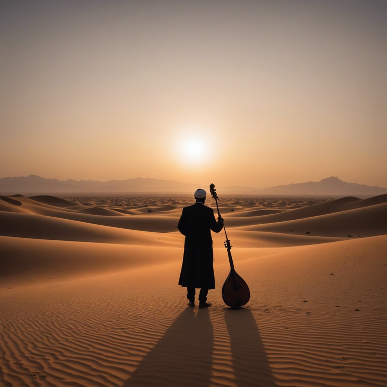 A unique blend of middle eastern scales and progressive rock intricacies form the foundation of this captivating track. Using traditional instruments and modern techniques, the music travels through dynamic landscapes, featuring unexpected turns and an engrossing atmosphere that reflects both the mystique of ancient deserts and the complexity of contemporary rock.