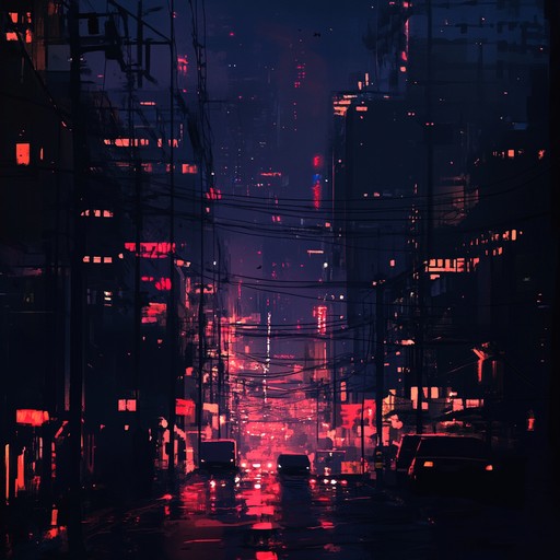 An intense kpop track with haunting melodies and edgy beats, blending urban rhythms with sinister synth lines. The song creates a mysterious and dramatic atmosphere, perfect for a night time setting in a dark cityscape. The dynamic shifts between subdued verses and powerful choruses keep the listener on edge.