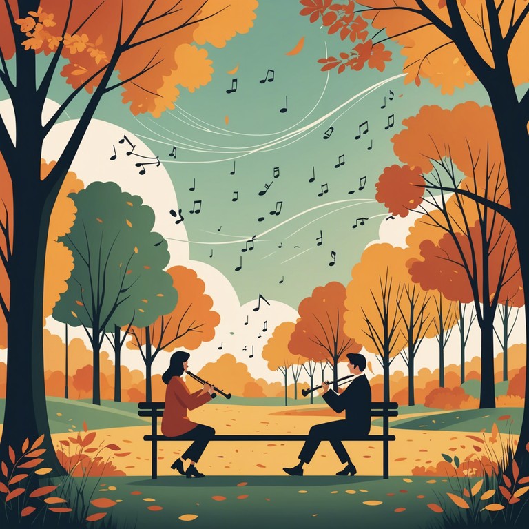 An immersive traditional song where a gently played flute conjures the essence of autumn, interweaving peaceful and joyful moods with a touch of nostalgia and serenity. This instrumental track serves as a perfect backdrop for moments of relaxation or introspection.