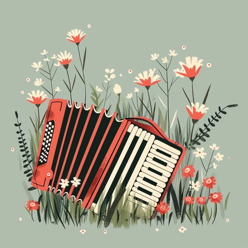 Immerse yourself in a whimsical garden setting with this charming polka tune, featuring tender accordion melodies that evoke feelings of joy and warmth. The music dances gracefully like a gentle breeze over blooming flowers, inviting listeners to a world of simple pleasures and heartfelt emotions.