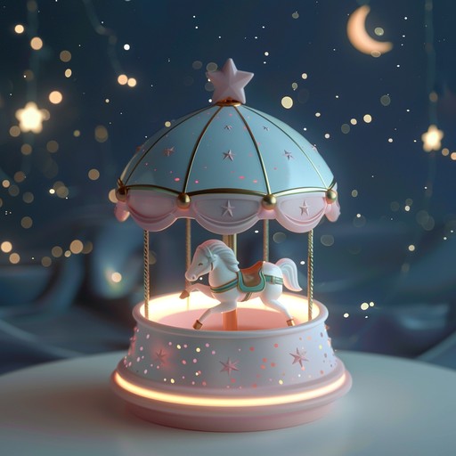 A graceful tune that captures the quiet beauty of starlit skies, designed to cradle a baby into a deep, restful sleep. Its soft, gliding notes mimic the twinkling of stars, creating a serene, ethereal ambiance perfect for nighttime relaxation.