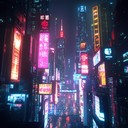 synthwave beats with futuristic and nostalgic elements included