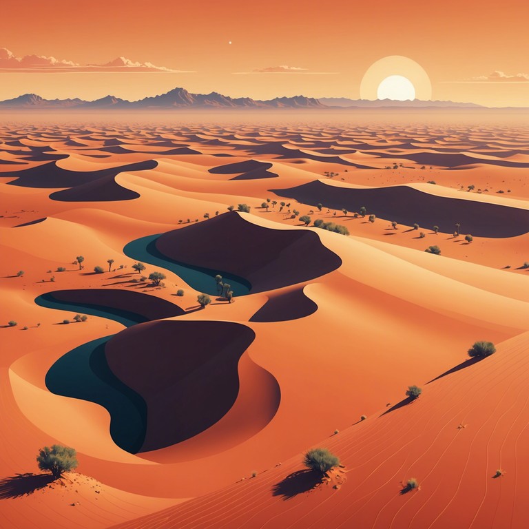 Taking inspiration from the surreal quality of a desert landscape at dusk, this piece combines the unique tones of a hang drum with ambient world music influences to create a feeling of floating through an endless, tranquil desert scene.