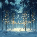 a soothing chillwave journey through festive winter night landscapes.