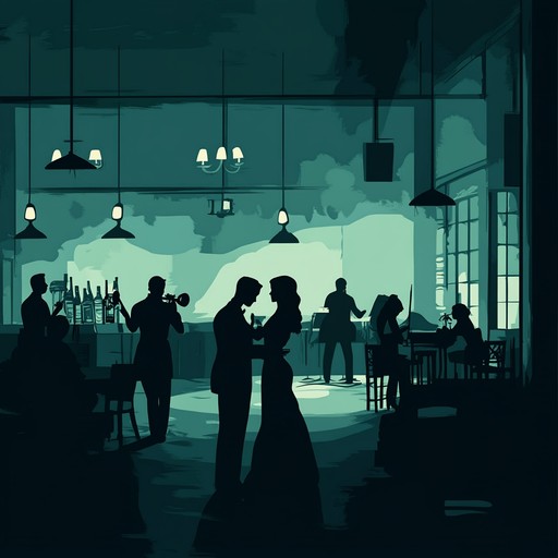 An evocative piece that transports listeners back to the chic allure of the 1920s cotton club, where the jazz is as smooth as the whiskey served, and the air vibrates with lively piano notes and the soft shuffling of dancing feet.