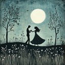 whispering banjo and fiddle romantic evening serenade