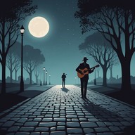 a troubadour's journey under the starlit sky