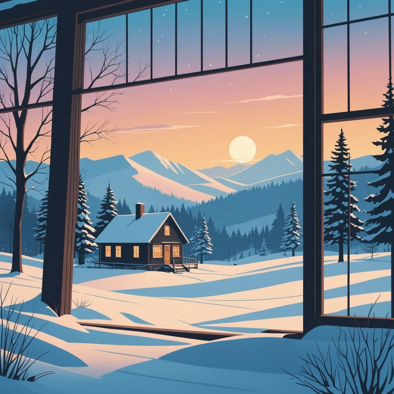 This track captures the essence of a serene and snowy winter's evening as you gaze out at gently falling snowflakes. The music embodies the quiet peace of a holiday night, with soft melodies that evoke warmth and comfort by the fireplace.