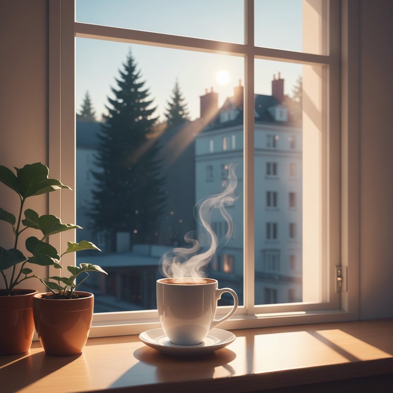 This jingle captures the essence of a fresh, invigorating morning made better with the first sip of coffee. Utilizing bright, crisp sounds to evoke the feeling of sunrise and new possibilities, it is carefully designed to complement the sound of brewing coffee and the feeling of fresh energy.