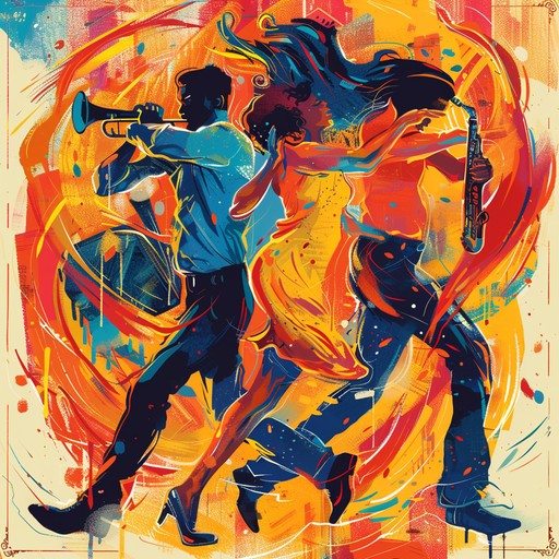 This piece combines sharp salsa rhythms with the fiery essence of jazz, creating an explosive fusion. Expect rapid conga beats, intense brass sections, and a relentless tempo driving emotions to their peak.