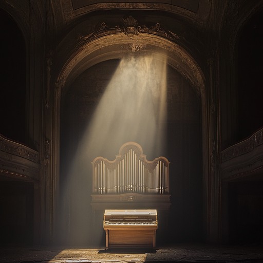 An instrumental track that explores the unsettling quiet of deserted theaters, with the pipe organ creating an atmosphere filled with suspense and unseen presences lurking behind the curtains.