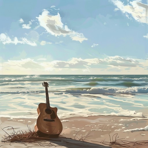 Close your eyes and let the tranquil guitar chords transport you to a quiet coastal afternoon. This relaxing soft rock instrumental captures the essence of serenity and peace by the sea, offering a perfect escape from the everyday hustle