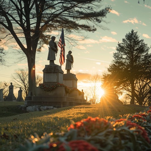 This orchestral piece captures the deep sorrow and reflective silence that follows a great loss. Strings and brass blend to convey a narrative of mourning, respect, and a solemn tribute to fallen heroes. Gentle swells and soft dynamics paint a vivid picture of remembrance