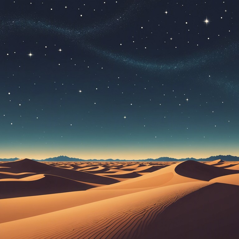 Imagine a musical journey that draws you into the vastness of the desert, where each note plays like a whisper of the ancient sands, telling tales of old civilizations, carried by a modern twist to appeal to the contemporary listener.