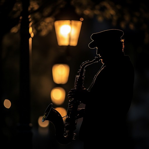 Allow the nostalgic notes of the saxophone to take you to a place of longing, where the tranquility of the evening invokes deep reflection. Supported by the subtle harmonies of the soft piano and gentle double bass, this track invites an intimate connection with the emotions of the night.