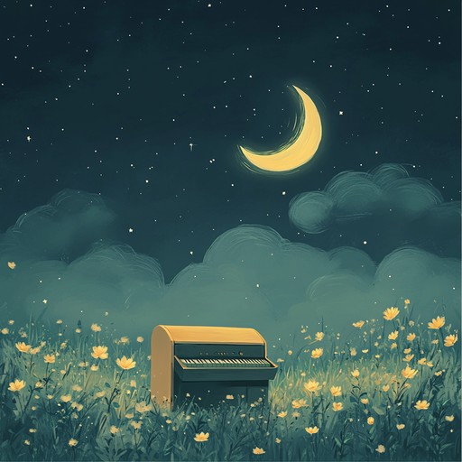 A gentle instrumental lullaby featuring the soothing tones of a music box, designed to relax young listeners and accompany them into peaceful slumber under the moonlight.