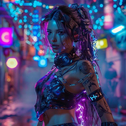 Pulsing basslines, glitchy synth arpeggios, and hard-hitting drum machines come together in this futuristic cyberpunk-inspired techno anthem. Perfect for keeping the rave going into the early hours of the morning.