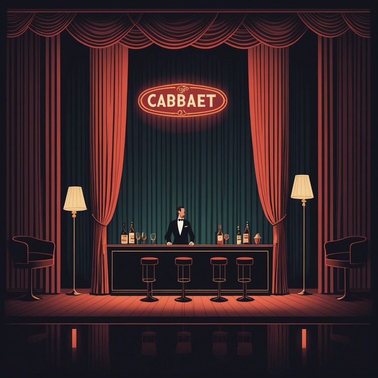 This instrumental track combines a sinister cabaret style with haunting melodies and eerie silences that build a chillingly suspenseful atmosphere, perfect for an enigmatic thriller. The music serves as an auditory backdrop to a noir tale, where shadows play tricks and every corner whispers secrets.