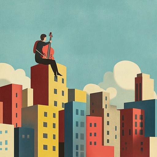 A unique instrumental weaving city sounds with operatic elements, embodying urban life's energy and depth.
