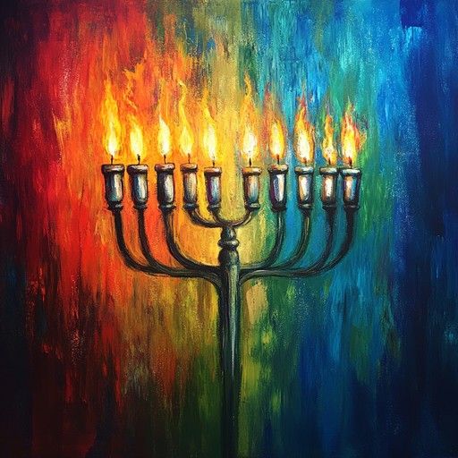 A vibrant and cheerful song celebrating hanukkah, featuring traditional melodies with modern arrangements. It encapsulates the joy and warmth of the festival, perfect for family gatherings and festive events.